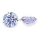 500pcs 0 7   20mm Round Cut Lavender Loose Cubic Zirconia Aaaaa Cz Stone Quality