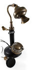 Brass Designer Phone Candlestick Telephone Rotary Dial Vintage Home Decor Office
