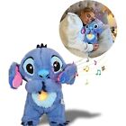 Kawaii Stitch Baby Sleep Plush Toy - Soothing Music  Lights   Breathing Effect