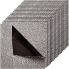 Modular Carpet Tiles  18x18 Inch Pack - Perfect For Homes   Offices  Dark Brown