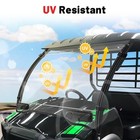  Vented Mule Windshield Scratch Proof Windshield Compatible With Kawasaki Mule 