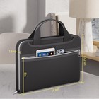 Fireproof Accordion File Organizer With Handle transparent Expanding File Folder