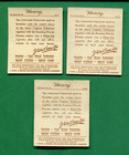 1936 J  Wix   Sons Ltd  Henry 2nd Series Cartoon 3 Different Tobacco Card