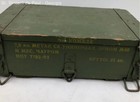 Vintage Russian Soviet Military Wooden Crate 7 9mm M49 Box Green Ammunition
