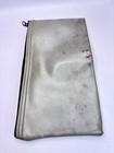 Antique Nations Bank Vinyl Zipper Bank Bag Gray Vintage Banking Nice