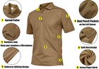 Men s Short Sleeve Atheletic Polo Shirts Quick Dry Team Active Work Casual Golf