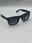 Ray-ban Rb4165 622 t3  Justin Polarized Sunglasses Grey Classic Frame 54mm