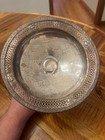 Lot Of 2 Sterling Matching Compote Bowls Weighted And Dented