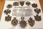 Steinway Soundboard Decal Sticker Vintage Uv Print Unused