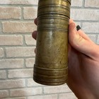 Antique Orante Engraved Brass Coffee pepper Grinder mill Kitchen Decor