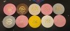 Lot Of 10  25   Las Vegas Nevada Casino Poker Chips