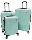 3 Piece 20  24  28  Teal Luggage Sets Durable Spinner Suitcase Wheels Rolling