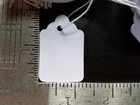 100 Blank White Merchandise Price Tags With Strings Size  6 Retail Strung Label