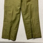 Vtg Us Army M-1951 Field Trouser  Men M  fits34x31  Green Korean War Wool 50s
