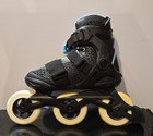Roller Derby Elite Delta 100 Black blue Men s 9 Inline Skates - Excellent Shape