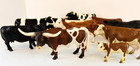 Schleich Cows Bulls Cattle   Lot Of 10   Toys