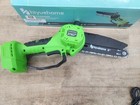 Hiyuehome 6  Cordless Handheld Electric Mini Chainsaw -new open Box-
