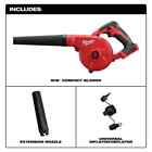 Milwaukee 0884-20 M18 18v Compact Blower W  Extension Nozzle - Tool-only  New