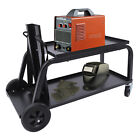  Welder Welding Cart Storage For Plasma Cutter Mig Tig Arc With 2 Shelves Usa 