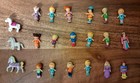 Polly Pocket   Galoob Vintage Mixed Toy Lot Dolls Playsets Figures Accessories