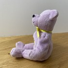 Holy Bears Eternity Purple Bear Yellow Butterfly 2000 Plush Beanie Teddy 9   