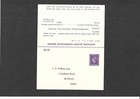 Gb Stationery Sto Qeii 3d   3d Nbts Reply Postcard Size F Unused H b Cs188