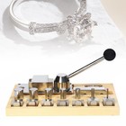 Making Jewelry Ring Bender Tool Hand Crank Ring Bracelet Press Bending Machine