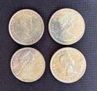 Lot Of 4 Canadian Silver Dollars
