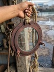 17 Inch Antique Porthole Glass Nautical Maritime Wall Decor Ship Cabin Window