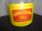 Royal Crown Cola Soda Fountain Syrup Paper Label 1 Gal Jug Columbus georgia