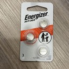 Energizer 357 303 Silver Oxide Coin Cell button Watch Battery 3-pack Lot Of 10