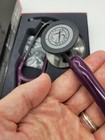 Rare 3m  Littmann   Cardiology Iv Stethoscope Plum- Smoke Edition 27 Inch  6166