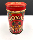 Vintage 1938 Royal Baking Powder Lithograph Tin  Great Colors  Estate Find 