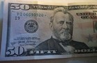  50 Star Note Error 2017a Repeating Serial Numbers 0909 Good  Condition 