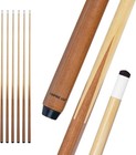 Set Of 6 Pool Cues     57    One-piece Hardwood 4-prong House Bar Billiard Cue Stick