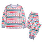 Christmas Pajamas Cotton Printed Xmas Family Matching Nightwear Pjs Sleepwear