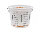 5 Qt  Small Mixing Bucket  With Graduation Markings On Back  Steel Wire Handle