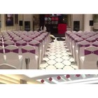 50 100pcs Spandex Stretch Chair Cover Sash Bow Wedding W  Buckle Slider Sashes