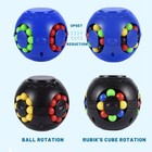 Fidget Spinner 3d Puzzle Magic Cube Ball Educational Toy Rotating Bean For Kids