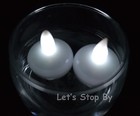 12 Led Floating Flickering Tea Candle Waterproof Wedding Party Floral Decoration