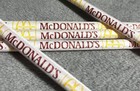 Vintage 1986 Fast Food Mcdonald   s Unopened Straws Paper Wrapped Lot Of 5 Retro