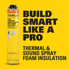 Stanley F990p Supercoat Class A Fire Foam  Closed Cell  27 1oz 12 Pack - Gun Set