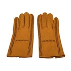 Auth Hermes - Orange Leather Women s Gloves