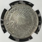  1849-57  Costa Rica 2 Reales C s On C a m  Ngc Xf Details Lot g188 Silver 