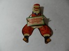 1926 Red Crown Gasoline - Standard Oil Company Diecut Santa- Vintage Gas   Oil