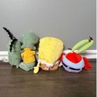 Spongebob Squarepants Plush Set Sponge Bob Plankton Squidward Mr  Krabs
