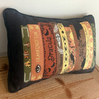 Halloween Horror Novels Decorative Needlepoint Pillow Cupcakes   Cashmere Nwt