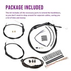 Dyna 16   Bar Extension Clutch Throttle Cable For Super Glide Low Rider 96-06