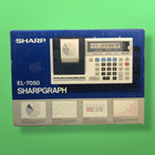 Cib In Box Sharp El- 7050 Printing Calculator Made Japan Sharpgraph Parts Repair