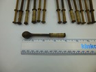 Lot Of 14 Antique Turned Wood Lace Maker Bobbins   Prompt Safe Shipping